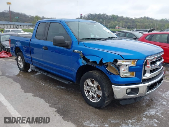 2015 Ford F-150 XL with VIN 1FTEX1C82FKD57797, listed as a IAAI auction lot 41986388 with 197,434 mi miles and . Bid and sale history available at DreamBid. Image 1.