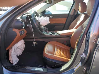 2019 Alfa Romeo Giulia Ti Sport with VIN ZARFANBN9K7612582, listed as a Copart auction lot 78522094 with 0 mi miles and Salvage Title. Bid and sale history available at carsss.com. Image 7.