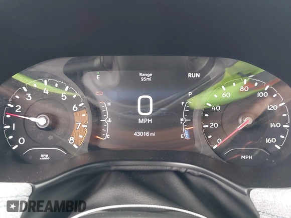 2022 Jeep Compass Latitude with VIN 3C4NJDBB6NT120808, listed as a IAAI auction lot 42227108 with 43,016 mi miles and . Bid and sale history available at DreamBid. Image 7.