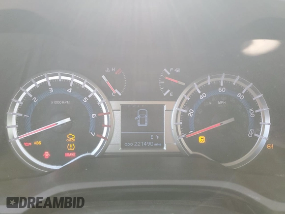 2016 Toyota 4Runner Limited with VIN JTEBU5JR7G5369955, listed as a Copart auction lot 62056835 with 221,490 mi miles and Clean title. Bid and sale history available at DreamBid. Image 9.