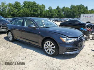 2015 Audi A6 Premium Plus with VIN WAUFGAFC9FN019250, listed as a Copart auction lot 66498725 with 64,128 mi miles and Clean title. Bid and sale history available at DreamBid. Image 4.