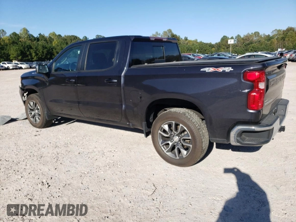 2022 Chevrolet Silverado 1500 LT with VIN 1GCPDDEK1NZ570127, listed as a Copart auction lot 75916724 with 87,646 mi miles and Salvage Title. Bid and sale history available at DreamBid. Image 2.