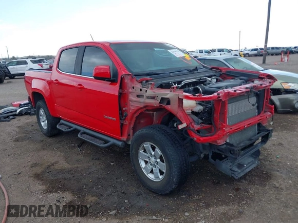 2018 Chevrolet Colorado 2WD Work Truck z VIN 1GCGSBEA1J1256990, wystawiony jako IAAI lot #41654571 z przebiegiem 92 507 mil mil oraz . Historia ofert i sprzedaży dostępna na DreamBid. Obrazek 1.