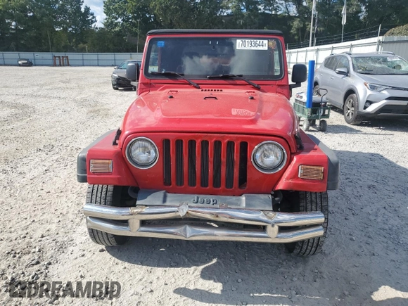 2005 Jeep Wrangler X with VIN 1J4FA39S65P359634, listed as a Copart auction lot 70193644 with 108,338 mi miles and Clean Title. Bid and sale history available at carsss.com. Image 5.