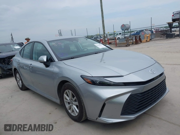 2025 Toyota Camry LE with VIN 4T1DAACK5SU000942, listed as a IAAI auction lot 42144009 with 23,505 mi miles and . Bid and sale history available at DreamBid. Image 13.