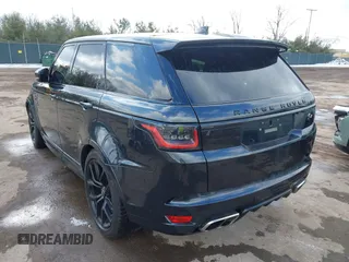 2019 Land Rover Range Rover Sport SVR with VIN SALWZ2SE6KA845929, listed as a IAAI auction lot 41557635 with 77,622 mi miles and . Bid and sale history available at DreamBid. Image 3.