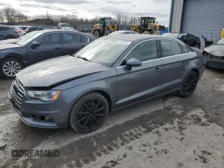 2015 Audi A3 2.0T Premium Plus with VIN WAUEFGFF5F1061689, listed as a Copart auction lot 47221025 with 135,167 mi miles and Salvage Title. Bid and sale history available at carsss.com. Image 1.