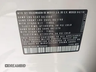 2018 Volkswagen Tiguan SEL с VIN 3VV3B7AX4JM156909, выставлен на аукционе IAAI как лот 42565869 с пробегом 60 886 миль миль и . История ставок и продаж доступна на DreamBid. Изображение 9.