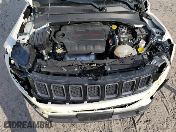 2021 Jeep Compass 80th Anniversary with VIN 3C4NJCEB3MT550073, listed as a Copart auction lot 80508234 with 29,690 mi miles and Salvage Title. Bid and sale history available at carsss.com. Image 12.