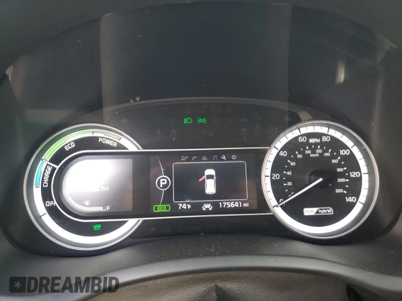2018 Kia Niro Touring with VIN KNDCE3LC5J5132391, listed as a Copart auction lot 86009974 with 175,641 mi miles and Clean Title. Bid and sale history available at carsss.com. Image 9.