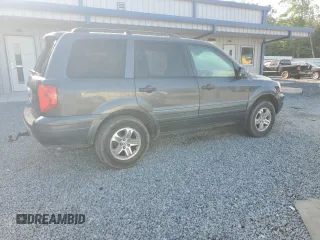 2005 Honda Pilot EX-L z VIN 2HKYF18705H564606, wystawiony jako Copart lot #55747785 z przebiegiem 272 432 mil mil oraz Szkoda całkowita • Salvage title. Historia ofert i sprzedaży dostępna na DreamBid. Obrazek 3.