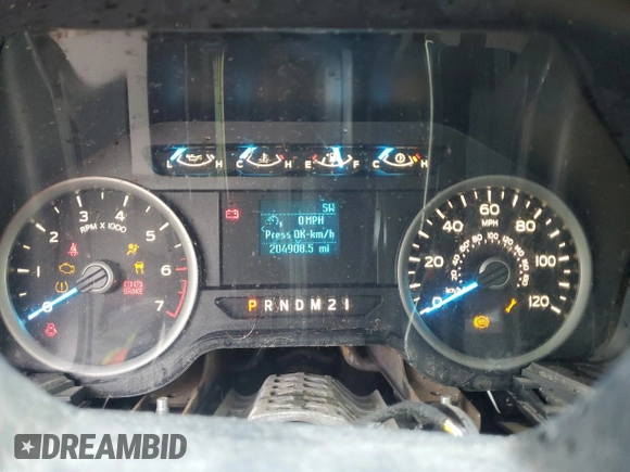 2016 Ford F-150 XLT with VIN 1FTEW1EF4GFB54662, listed as a Copart auction lot 58266645 with 204,908 mi miles and Clean title. Bid and sale history available at DreamBid. Image 9.