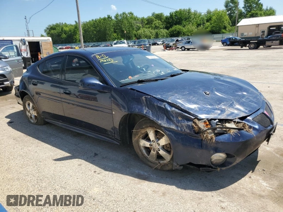 2008 Pontiac Grand Prix with VIN 2G2WP552X81103699, listed as a Copart auction lot 61565325 with 130,886 mi miles and Salvage title. Bid and sale history available at DreamBid. Image 4.
