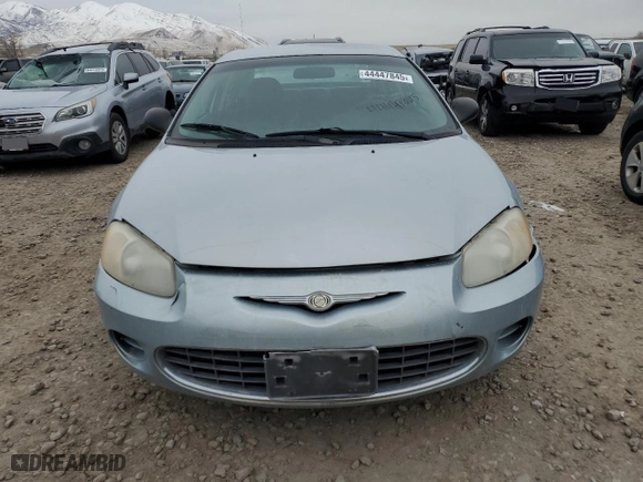 2001 Chrysler Sebring LX with VIN 1C3EL46X91N718681, listed as a Copart auction lot 44447845 with 88,584 mi miles and Salvage Title. Bid and sale history available at carsss.com. Image 5.