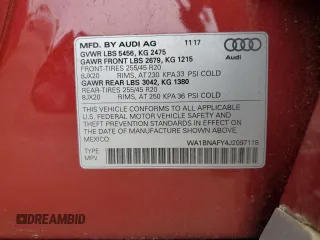 2018 Audi Q5 Premium Plus z VIN WA1BNAFY4J2097118, wystawiony jako Copart lot #58168685 z przebiegiem 39 385 mil mil oraz Tytuł czysty. Historia ofert i sprzedaży dostępna na DreamBid. Obrazek 13.