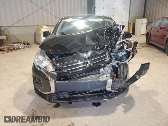 2021 Mitsubishi Mirage ES with VIN ML32FUFJ7MHF01625, listed as a Copart auction lot 49627245 with Not provided miles and Salvage title. Bid and sale history available at DreamBid. Image 5.