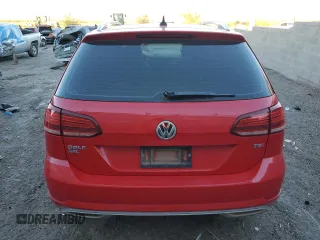 2018 Volkswagen Golf SportWagen SEL with VIN 3VWL17AU4JM762666, listed as a Copart auction lot 77591004 with 40,508 mi miles and Salvage Title. Bid and sale history available at carsss.com. Image 6.