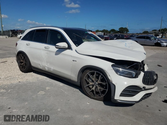2021 Mercedes-Benz GLC with VIN W1N0G6EB2MF948792, listed as a Copart auction lot 78141964 with 47,094 mi miles and Non Repairable. Bid and sale history available at carsss.com. Image 4.