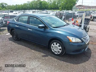 2013 Nissan Sentra SV with VIN 1N4AB7AP2DN903154, listed as a IAAI auction lot 42151411 with 207,274 mi miles. Bid and sale history available at carsss.com. Image 1.