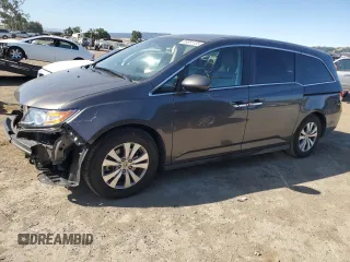 2015 Honda Odyssey EX z VIN 5FNRL5H42FB038651, wystawiony jako Copart lot #58861135 z przebiegiem 98 358 mil mil oraz Szkoda całkowita • Salvage title. Historia ofert i sprzedaży dostępna na DreamBid. Obrazek 1.