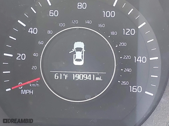 2015 Kia Optima EX with VIN 5XXGN4A7XFG423632, listed as a IAAI auction lot 42046548 with 190,941 mi miles. Bid and sale history available at carsss.com. Image 15.