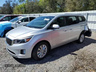 2018 Kia Sedona EX with VIN KNDMC5C12J6346656, listed as a Copart auction lot 48195155 with 0 mi miles and Salvage Title. Bid and sale history available at carsss.com. Image 1.