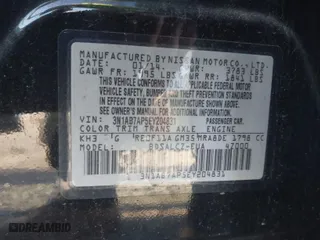 2014 Nissan Sentra SV with VIN 3N1AB7AP5EY204831, listed as a IAAI auction lot 41691039 with 112,954 mi miles. Bid and sale history available at carsss.com. Image 9.