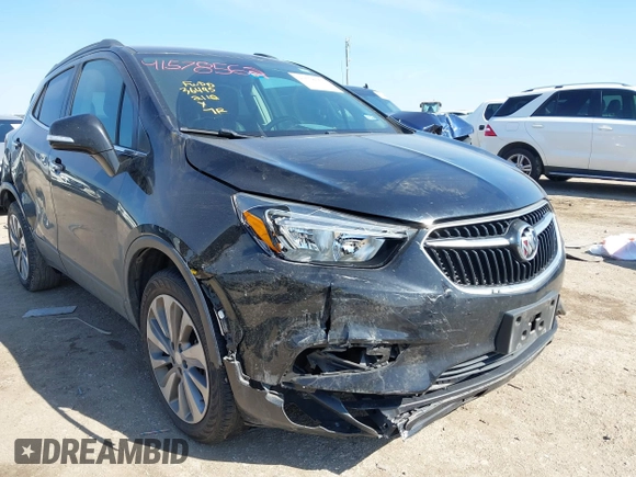 2019 Buick Encore Preferred with VIN KL4CJASB4KB776597, listed as a IAAI auction lot 41578562 with 37,295 mi miles. Bid and sale history available at carsss.com. Image 6.