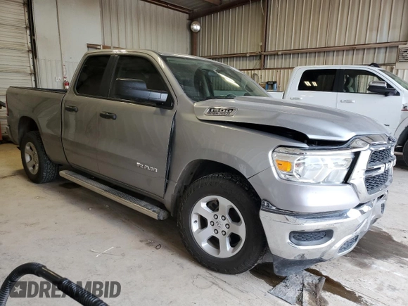 2019 Ram 1500 Tradesman with VIN 1C6RRECT7KN745812, listed as a Copart auction lot 55485685 with 82,422 mi miles and Salvage title. Bid and sale history available at DreamBid. Image 4.