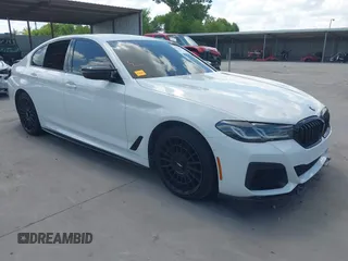 2021 BMW 5 Series 540i with VIN WBA53BJ04MCF97665, listed as a IAAI auction lot 42578697 with 26,081 mi miles and . Bid and sale history available at DreamBid. Image 1.