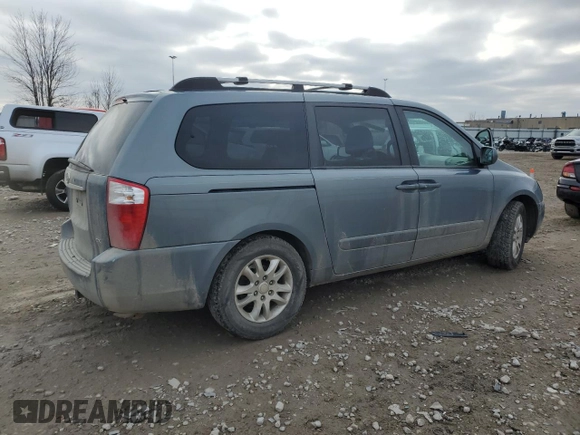 2008 Kia Sedona EX with VIN KNDMB233586209143, listed as a Copart auction lot 84625874 with 210,206 mi miles and Non Repairable. Bid and sale history available at carsss.com. Image 3.