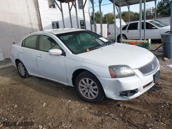 2011 Mitsubishi Galant FE with VIN 4A32B2FF0BE030385, listed as a IAAI auction lot 40740593 with 137,279 mi miles. Bid and sale history available at carsss.com. Image 1.