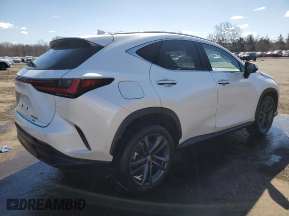 2024 Lexus NX 450h+ Luxury z VIN JTJHKCFZ0R2040386, wystawiony jako Copart lot #50497555 z przebiegiem 18 410 mil mil oraz Szkoda całkowita • Salvage title. Historia ofert i sprzedaży dostępna na DreamBid. Obrazek 3.