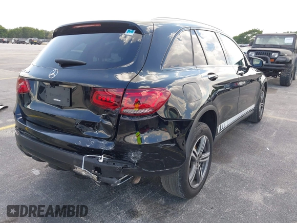2020 Mercedes-Benz GLC 300 with VIN WDC0G8DB3LF734343, listed as a IAAI auction lot 41894613 with 88,728 mi miles and . Bid and sale history available at DreamBid. Image 6.