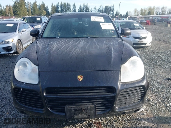 2005 Porsche Cayenne Turbo with VIN WP1AC29P25LA92448, listed as a IAAI auction lot 41976442 with 119,893 mi miles and . Bid and sale history available at DreamBid. Image 12.
