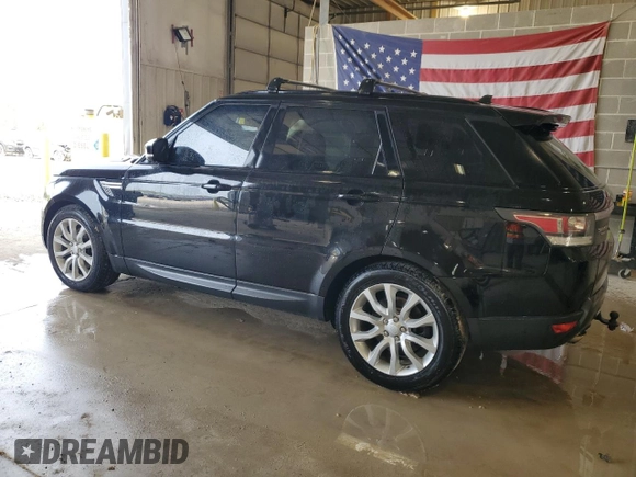 2016 Land Rover Range Rover Sport V6 HSE with VIN SALWR2PF9GA653638, listed as a Copart auction lot 50722635 with 177,555 mi miles and Clean Title. Bid and sale history available at carsss.com. Image 2.