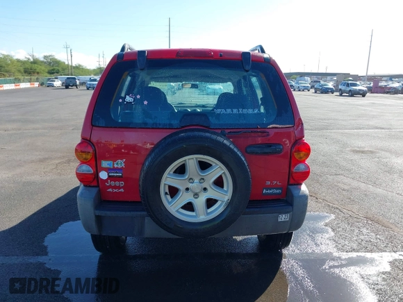 2004 Jeep Liberty Sport with VIN 1J4GL48K04W326252, listed as a IAAI auction lot 41479037 with 168,994 mi miles. Bid and sale history available at carsss.com. Image 16.