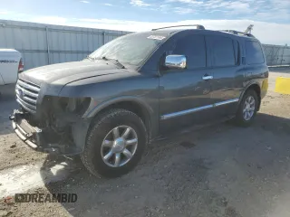 2007 Infiniti QX56 with VIN 5N3AA08C27N806356, listed as a Copart auction lot 83787164 with 303,856 mi miles and Salvage Title. Bid and sale history available at carsss.com. Image 1.