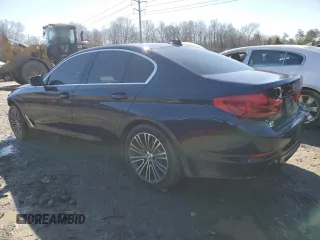 2020 BMW 5 Series 530e with VIN WBAJA9C00LB399824, listed as a Copart auction lot 45011365 with 52,678 mi miles and Salvage Title. Bid and sale history available at DreamBid. Image 2.