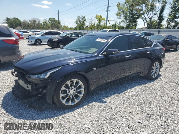2020 Cadillac CT5 Premium Luxury z VIN 1G6DN5RK5L0128648, wystawiony jako Copart lot #52849285 z przebiegiem 21 862 mil mil oraz Szkoda całkowita • Salvage title. Historia ofert i sprzedaży dostępna na DreamBid. Obrazek 1.