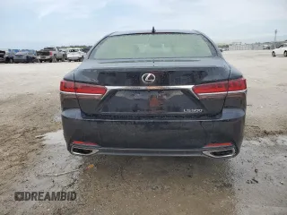 2018 Lexus LS with VIN JTHB51FF3J5005014, listed as a Copart auction lot 82812284 with 51,735 mi miles and Salvage Title. Bid and sale history available at carsss.com. Image 6.