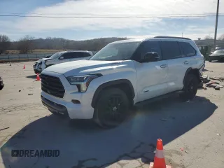 2024 Toyota Sequoia SR5 with VIN 7SVAAABAXRX032963, listed as a Copart auction lot 48301465 with 13,482 mi miles and Salvage Title. Bid and sale history available at carsss.com. Image 1.