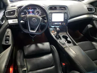 2018 Nissan Maxima SV with VIN 1N4AA6AP3JC380568, listed as a Copart auction lot 58955605 with 129,804 mi miles and Salvage title. Bid and sale history available at DreamBid. Image 8.
