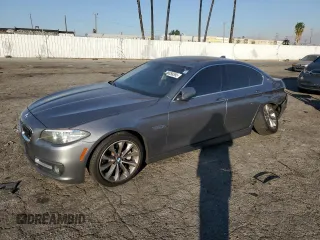 2016 BMW 5 Series 528i with VIN WBA5A5C5XGG350127, listed as a Copart auction lot 88058595 with 107,663 mi miles and Salvage title. Bid and sale history available at DreamBid. Image 1.