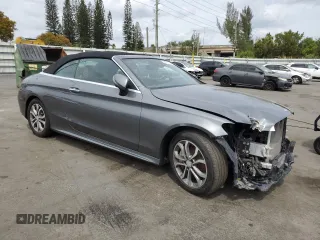 2017 Mercedes-Benz C 300 with VIN WDDWK4JB1HF432235, listed as a Copart auction lot 50295395 with Not Provided miles and Salvage Title. Bid and sale history available at DreamBid. Image 4.