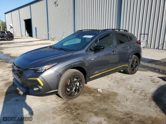 2024 Subaru Crosstrek Sport with VIN 4S4GUHF65R3739689, listed as a Copart auction lot 43324115 with NaN miles and Salvage Title. Bid and sale history available at carsss.com. Image 1.
