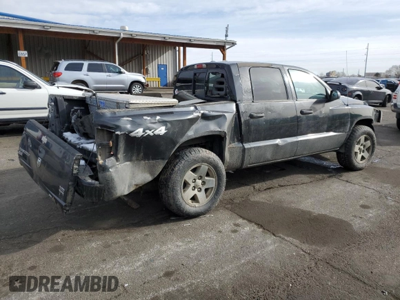 2006 Dodge Dakota SLT z VIN 1D7HW48N66S716560, wystawiony jako Copart lot #49677695 z przebiegiem 163 717 mil mil oraz Szkoda całkowita • Salvage title. Historia ofert i sprzedaży dostępna na DreamBid. Obrazek 3.