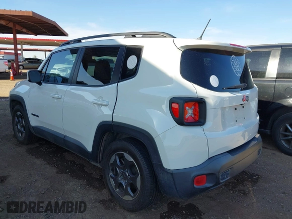 2015 Jeep Renegade Latitude with VIN ZACCJABH3FPC16382, listed as a IAAI auction lot 41858285 with 163,408 mi miles. Bid and sale history available at carsss.com. Image 3.