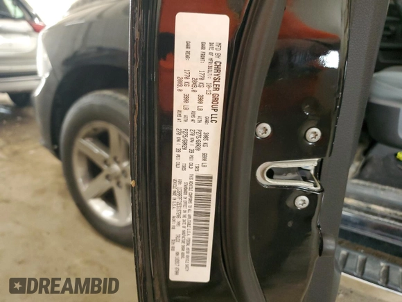 2014 Ram 1500 Tradesman with VIN 1C6RR7FT2ES197246, listed as a Copart auction lot 59192185 with 181,194 mi miles and Salvage title. Bid and sale history available at DreamBid. Image 12.