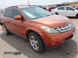 2005 Nissan Murano SE with VIN JN8AZ08T55W325115, listed as a IAAI auction lot 42036833 with 235,455 mi miles and . Bid and sale history available at DreamBid. Image 1.